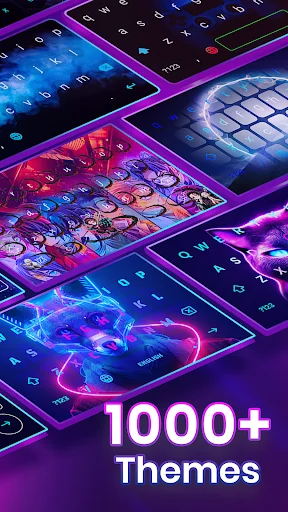 Neon LED Keyboard: RGB & Emoji screenshot 2
