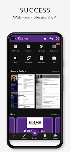 cvDragon Resume App: Create CV screenshot 2