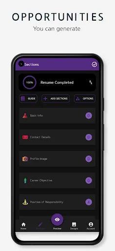 cvDragon Resume App: Create CV screenshot 3