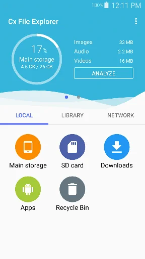 Cx File Explorer screenshot 1