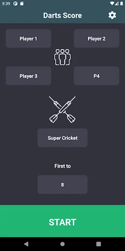 Darts Score Easy Scoreboard screenshot 1