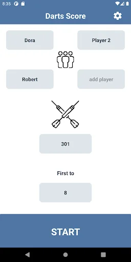 Darts Score Easy Scoreboard screenshot 2