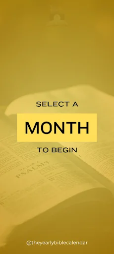 The Yearly Bible Calendar