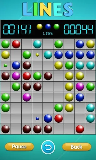 Lines Color Balls - Brain Game screenshot 2