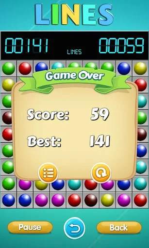 Lines Color Balls - Brain Game screenshot 4