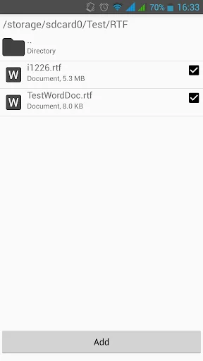 RTF to DOC Converter screenshot 2