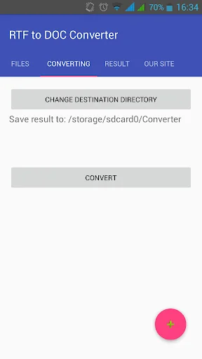 RTF to DOC Converter screenshot 3