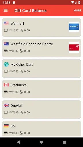 Gift Card Balance screenshot 2