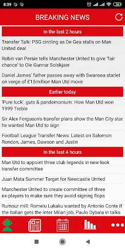 Breaking News for Man United