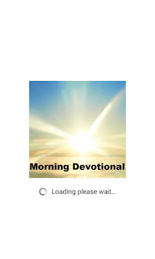 Morning Devotionals