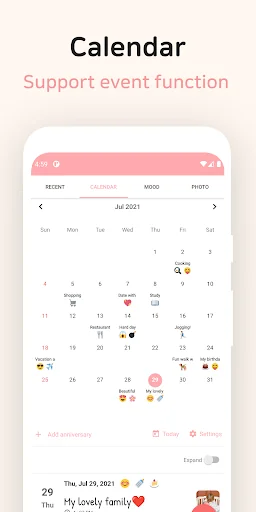 DailyLife: Private Diary, Lock screenshot 2