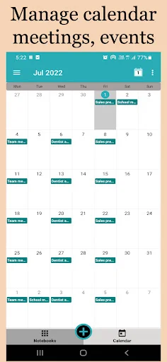 Note Daily Calendar & Notebook screenshot 2