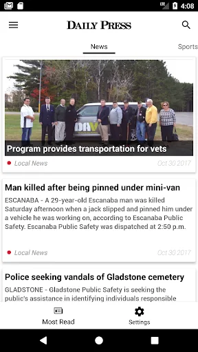 Escanaba Daily Press