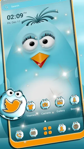 Cartoon Penguin Theme screenshot 1