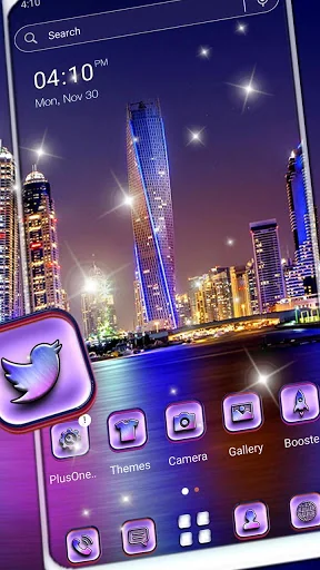 City Night Lights Theme screenshot 1