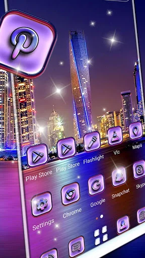 City Night Lights Theme screenshot 3