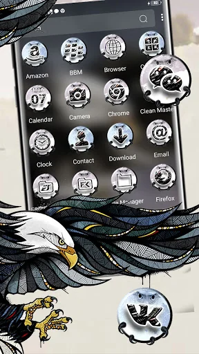 Eagle Painting Theme screenshot 2