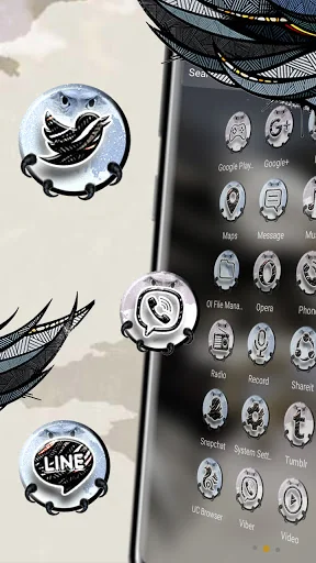 Eagle Painting Theme screenshot 3