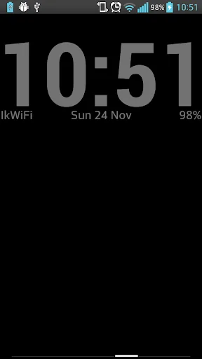 Simple Clock Live Wallpaper screenshot 1