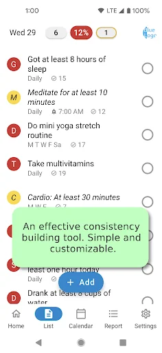 Daily Checklist screenshot 1