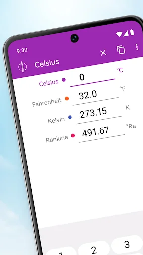 Temperature Metric Converter screenshot 2
