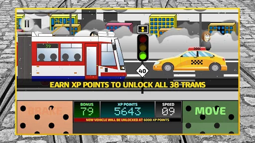 Tram Driver Simulator 2D screenshot 2