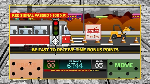 Tram Driver Simulator 2D screenshot 3