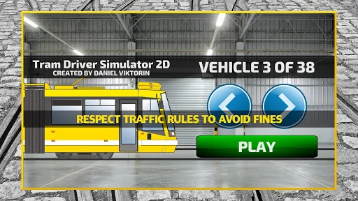Tram Driver Simulator 2D screenshot 4