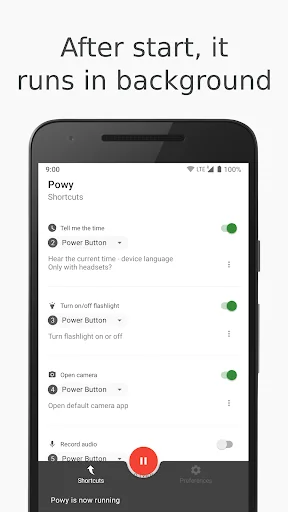 Powy - Power button shortcuts screenshot 3