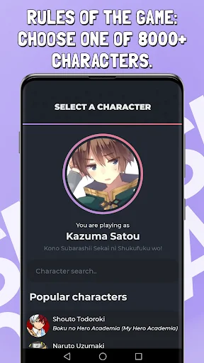 Smash or Pass Anime Game screenshot 1
