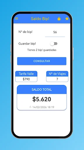 Saldo Bip! screenshot 3