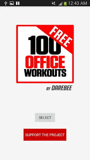 100 Office Workouts screenshot 1