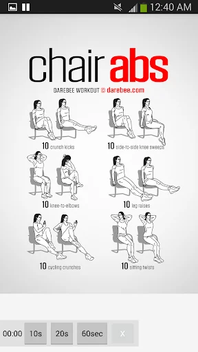 100 Office Workouts screenshot 2