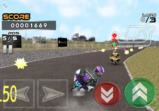 Pocket Bike Race screenshot 2