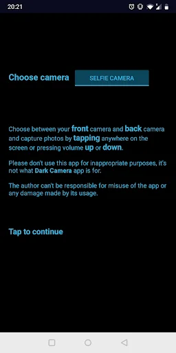 Dark Camera