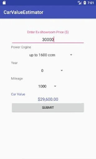 Car Value Estimator