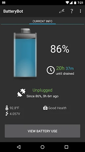 BatteryBot Battery Indicator