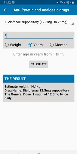 Pediatric Dose Calculator screenshot 3