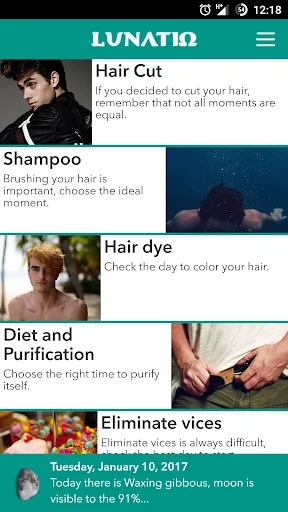 Lunatio - Health and Wellness screenshot 2