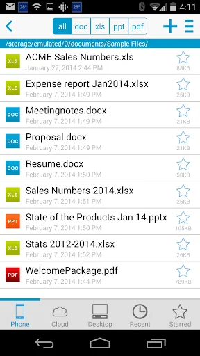 Docs To Go™ Office Suite screenshot 1