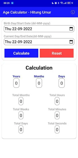Age Calculator - Hitung Umur
