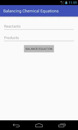 Balancing Chemical Equations