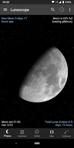 Lunescope: Moon Phases+