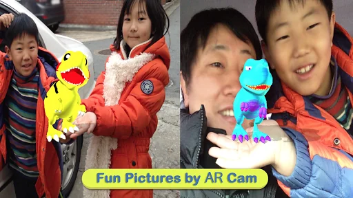 Dinosaur Coloring 3D - AR Cam screenshot 2