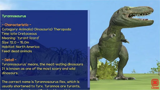 Dinosaur 3D - AR Camera screenshot 1