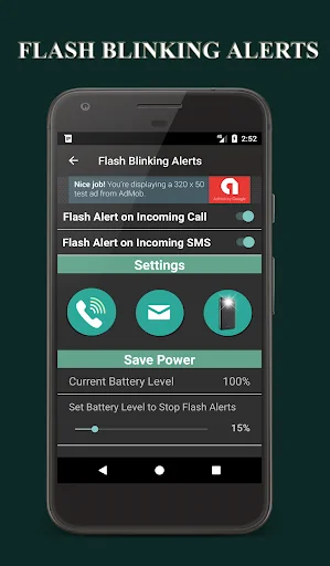 Flash Blinking Alerts: Call screenshot 2
