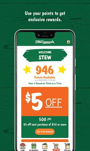 Stew Leonard's Loyalty App screenshot 2