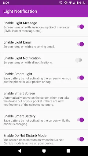 Light Notification