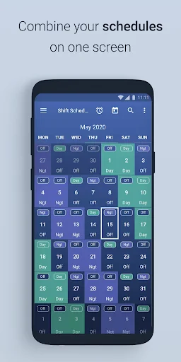 Shift Work Schedule Calendar screenshot 2