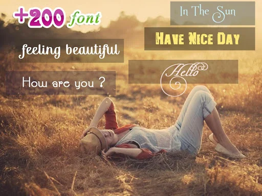 Text on Photos